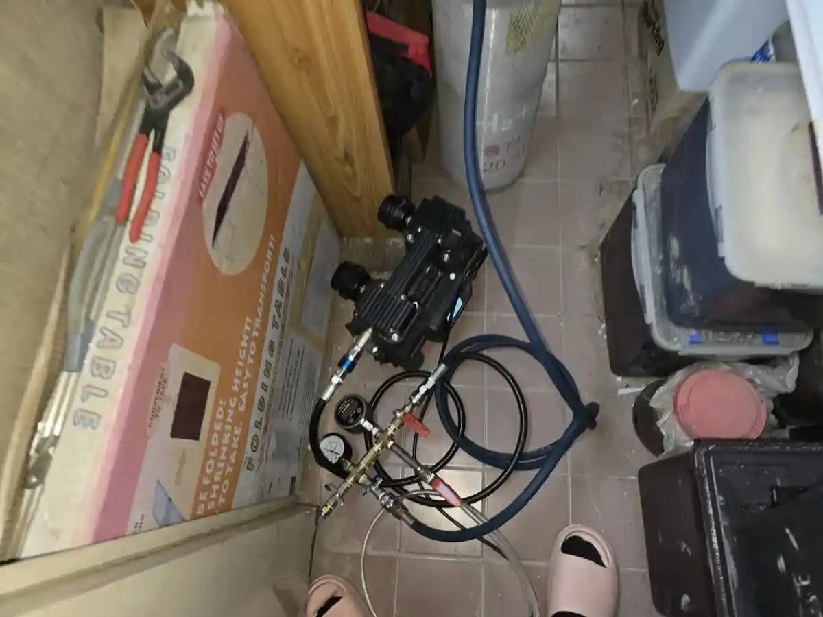 가압 장비 설치