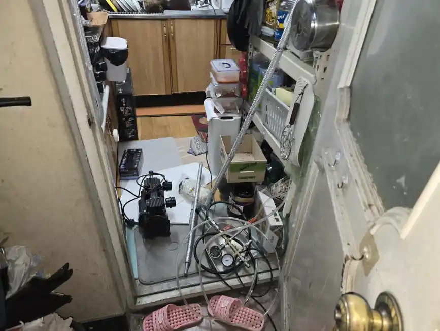 작업 중 현장 정리